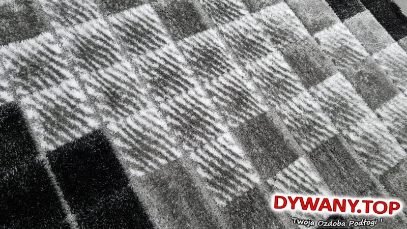 SEHER 3D black-grey szary kwadraty