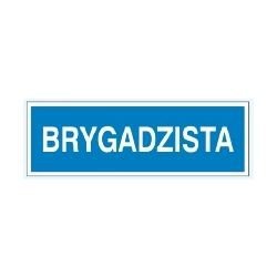 Znak BRYGADZISTA 801-63 P.Z.