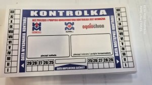 KONTROLKA samoprzylepna sprawności gaśnicy 50 szt