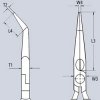 SZCZYPCE PŁASKIE MONTAŻOWE Z PROFILEM POPRZECZNYM WYG.280MM