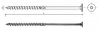 WKRĘT DO DREWNA Z ŁBEM STOŻKOWYM NA TORX 10*240MM T40