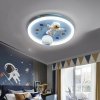 Lampa LED sufitowa plafon do pokoju dziecięcego ściemniana LUMELA + pilot astronauta