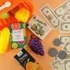 Kasa fiskalna dla dzieci supermarket sklep skaner kalkulator koszyk z akcesoriami 36 el.