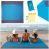 Mata plażowa piknikowa wodoodporna duża koc biwakowy na piknik biwak  pokrowiec XXL 210 X 200 cm