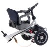 Rowerek trójkołowy Trike Fix V3 rower spacerówka 3w1 obracany 360 wolne koło czarny