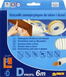 USZCZELKA GUMOWA 6M  E BIAŁA