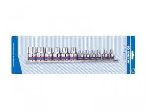 KOMPLET NASADEK 3/8-1/2 12SZTUK E4-E20, CHROM