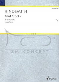 Hindemith, Paul: 5 Stücke op. 44,4: na orkiestrę smyczkową, głosy (5-5-3-3-2)