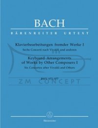 BACH J.S.: Klavierbearbeitungen fremder Werke I, BWV 972-977 (6 transkrypcji koncertów Vivaldiego i innych)