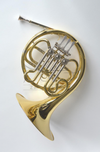 PAXMAN waltornia B model Primo, lakierowana, rozmiar 3/4, yellow brass, z futerałem