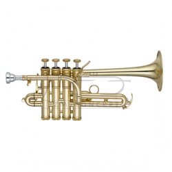 JOHN PACKER trąbka piccolo B/A JP254SWS Silverplated, posrebrzana, z futerałem