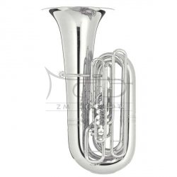 MELTON MEINL WESTON Tuba Bb Fafner 1955P-2-0GB, 5/4, 4 wen. tłok. (stal), posrebrzana, z futerałem