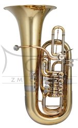 RUDOLF MEINL tuba F, 5/4, model RM 1 F 43 5 Sb, 5 wentyli obrotowych (4+1), popychacze na krągliku 2go i 5go wentyla, lakierowana