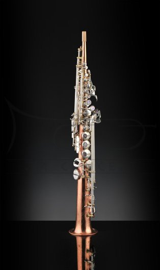 RAMPONE&amp;CAZZANI saksofon sopranowy 2002/SC Bare Copper (korpus z miedzi, oklapowanie posrebrzane)