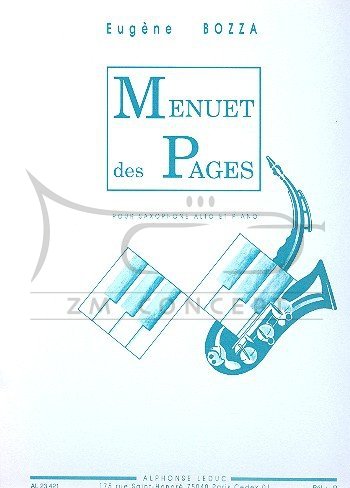 Bozza E.: Menuet des Pages: na saksofon altowy i fortepian