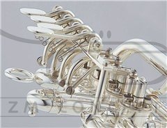 YAMAHA trąbka piccolo A/B YTR-988 posrebrzana, z futerałem