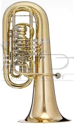 B&amp;S tuba F SPECIAL Alessandro Fossi 56AFT-2-0GB, (4+2), posrebrzana, z futerałem