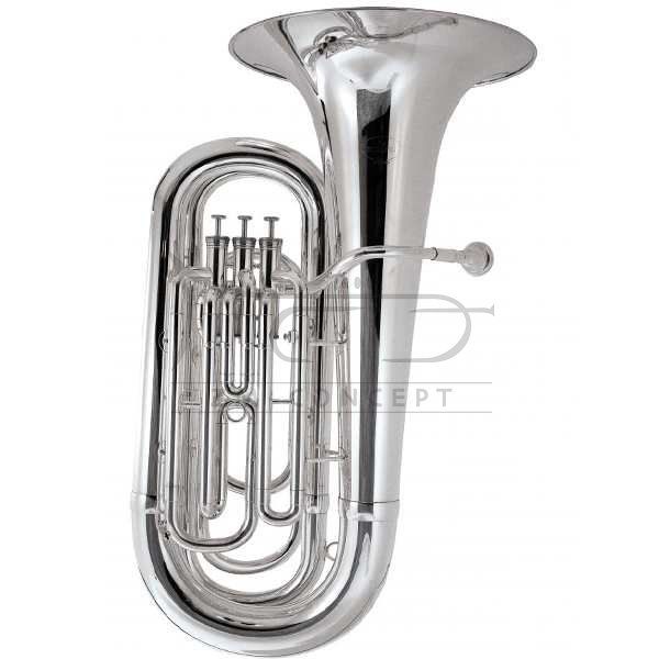 BESSON tuba Bb Prodige BE187-S, posrebrzana, 3 wentyle, z futerałem