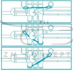 YAMAHA trąbka C YTR-9445 NYS 04 posrebrzana, z futerałem