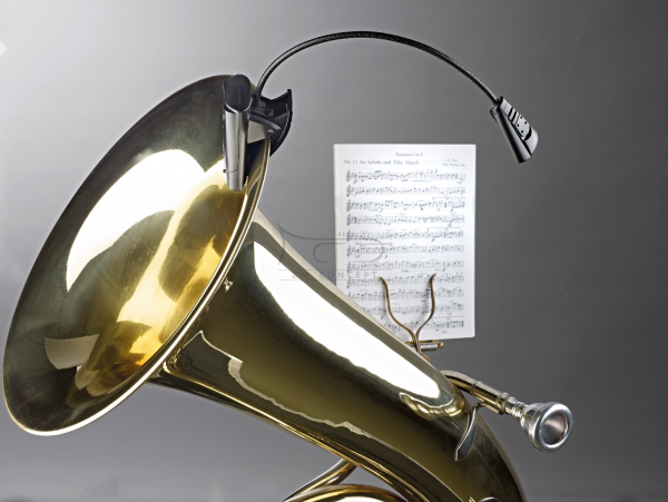 K&amp;M 12242 lampka Music stand light »2 LED FlexLight«