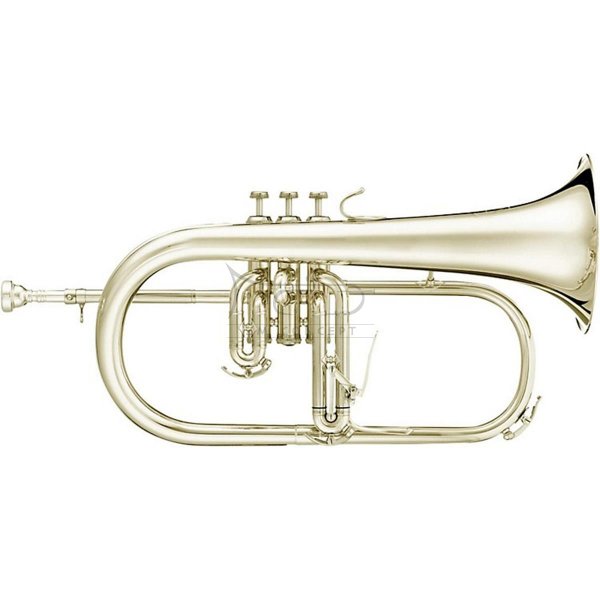 B&amp;S flugelhorn model FBX-2-0 posrebrzany, z futerałem