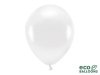 Balony Eco 30cm metalizowane, biały (1 op. / 100 szt.)