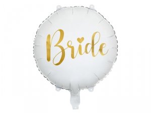 Balon foliowy Bride 45cm, biały