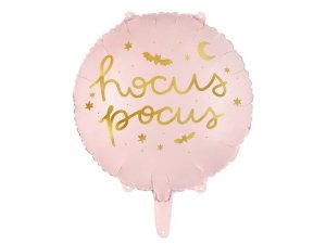 Balon foliowy Hocus Pocus, 45 cm, różowy