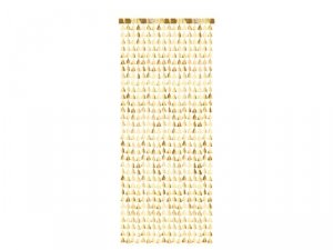 Kurtyna - Choinki, złoty, 100x245cm