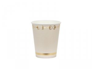 Kubeczki Strzemiona, beż, 220 ml (1 karton / 25 op.) (1 op. / 6 szt.)