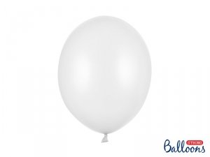 Balony Strong 30cm, Metallic Pure White (1 op. / 10 szt.)
