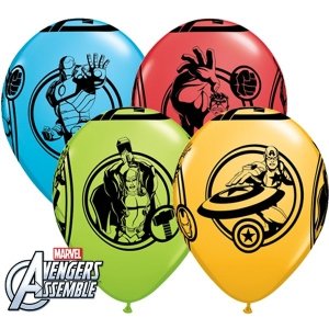 Balony QL 12 cali z nadr. AVENGERS, pastelowe 1 szt.