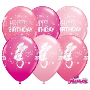 Balon QL 11 z nadr. MINNIE MOUSE BIRTHDAY 1 szt.