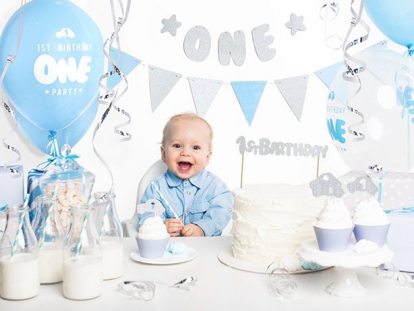 Girlanda 1st Birthday - Flagietki, 1,3m