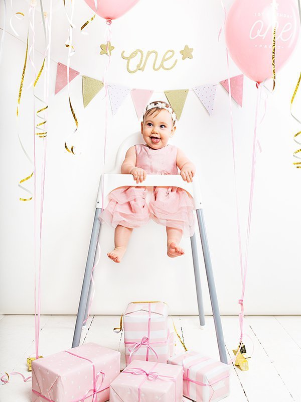 Girlanda 1st Birthday - Flagietki, 1,3m