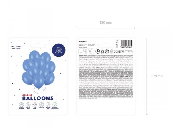 Balony Strong 30cm, Pastel Ultramarine (1 op. / 10 szt.)