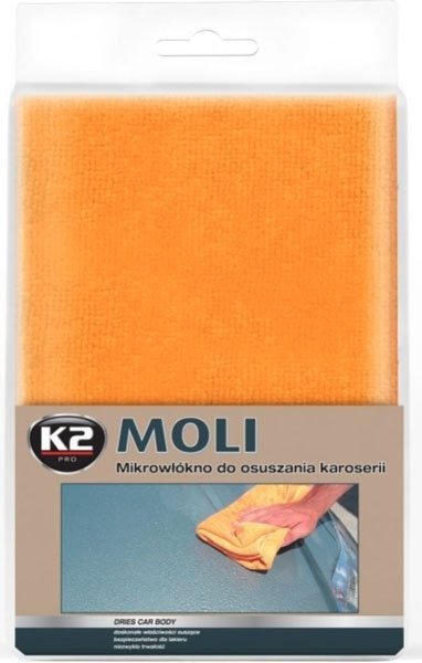 K2 MOLI XXL Mikrowłókno osuszające 60x60  (pomarańczowe)