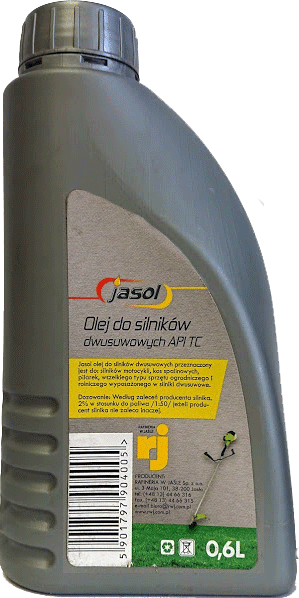 JASOL 2T Stroke OIL  Semisynthetic TC  0,6L zielony