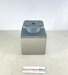 Nóżka meblowa kwadratowa 60mm Inox