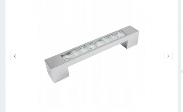 Uchwyt UD-U0502-128mm Satyna