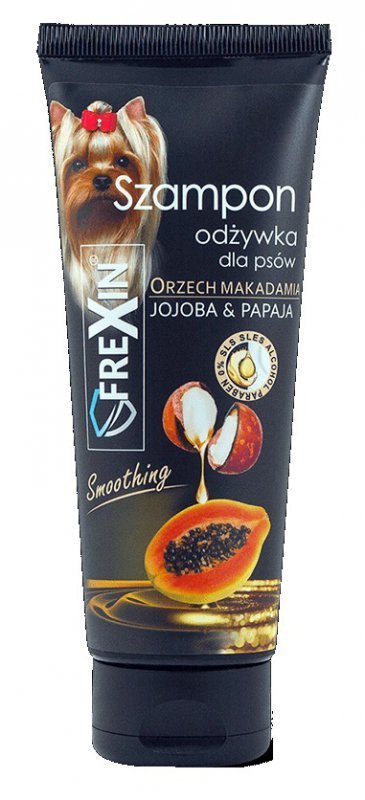 Frexin Szampon +odżywka dla Yorka czarny papaja 220g