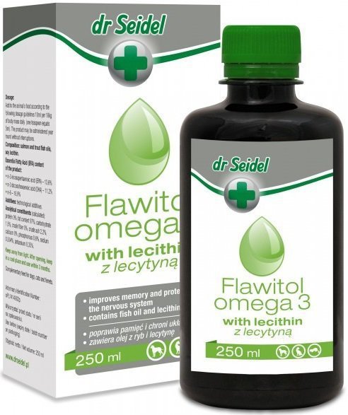 Flawitol Omega 3 z lecytyną 250ml