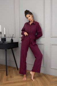 Piżama Sensis Colette dł/r Muślin S-XL rozpinana