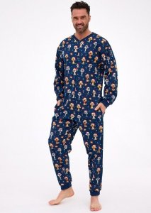 Kombinezon Cornette 196/295 Dog 2 dł/r Christmas S-2XL męski