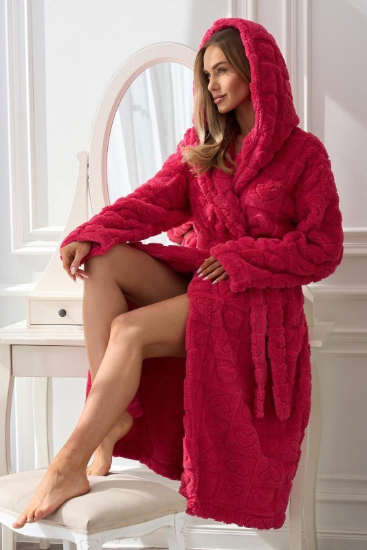 Szlafrok L&L 2554 Valentine długi S-2XL damski