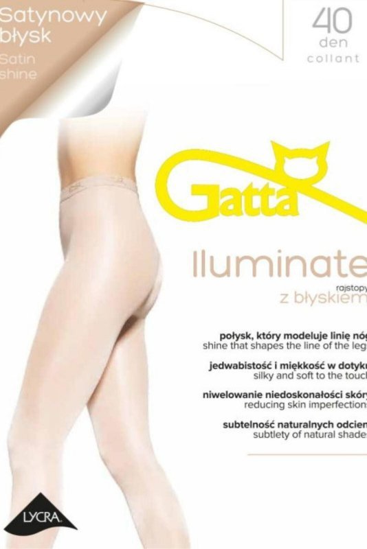 Rajstopy Gatta Iluminate 40 den 5-XL
