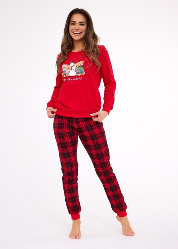 Piżama Cornette 671/421 Winter dł/r Christmas S-2XL damska