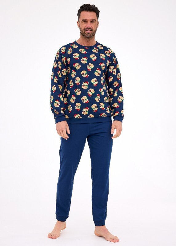 Piżama Cornette 457/293 Teddy 6 dł/r Christmas 3XL-5XL męska