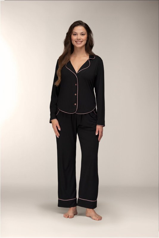Piżama Mademoiselle Sommeil CC0154 Midnight Ease dł/r S-XL rozpinana