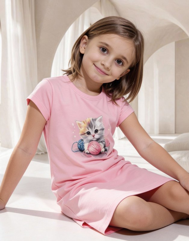 Koszula Cornette Young Girl 494/123 Kitty 3 kr/r 134-164
